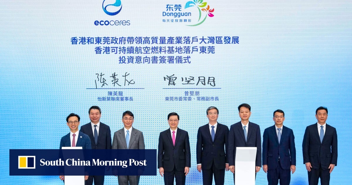 EcoCeres to invest HK$10 billion in sustainable aviation fuel plants in Greater Bay Area
