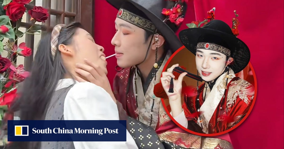 China scenic spot entertainer sparks debate for giving ‘lollipop kiss’ to female visitors