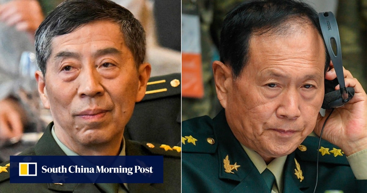 2 former Chinese defence ministers handed suspended death sentences