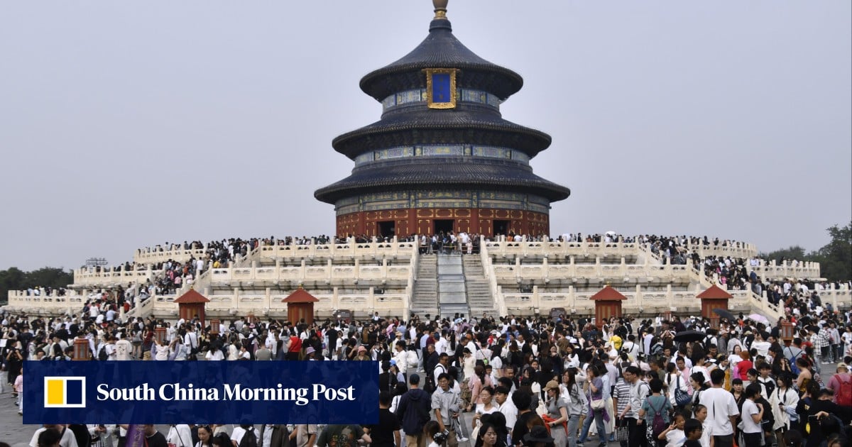 Cosmic order, political authority: the messaging in temple setting for Trump’s China visit