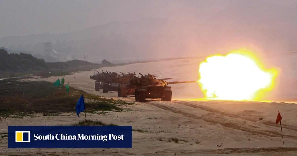 Taiwan stages live-fire drill on mainland-facing island as Trump heads to Beijing