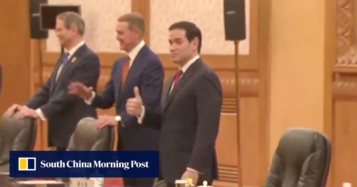 As Trump revamps White House, Rubio floored by Beijing hall’s fancy ceiling