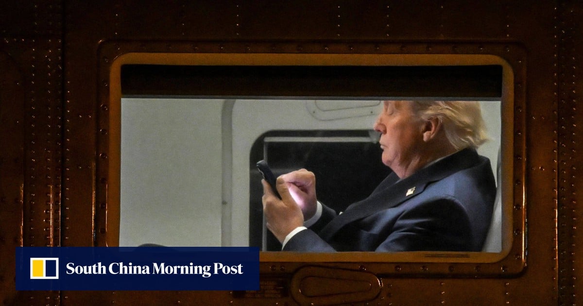 Rapid-fire to restrained: China state visit reveals a changed Trump on social media