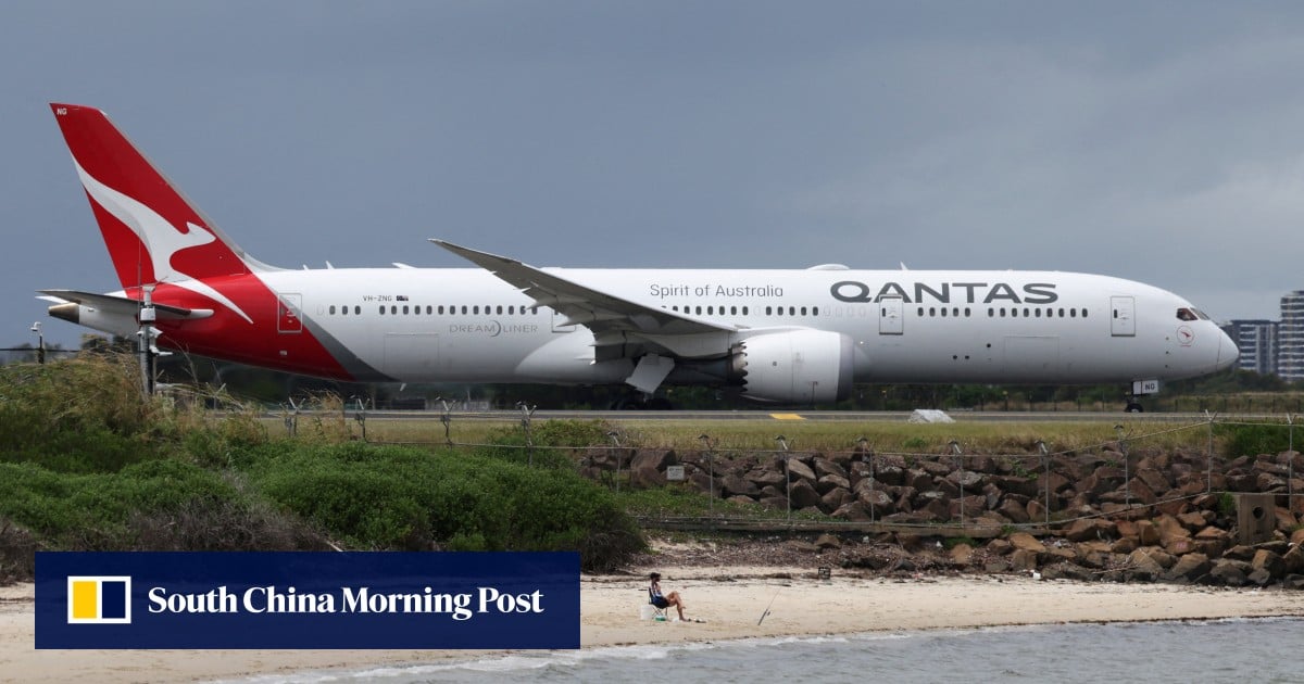 Melbourne-US Qantas flight diverted after man bites crew member