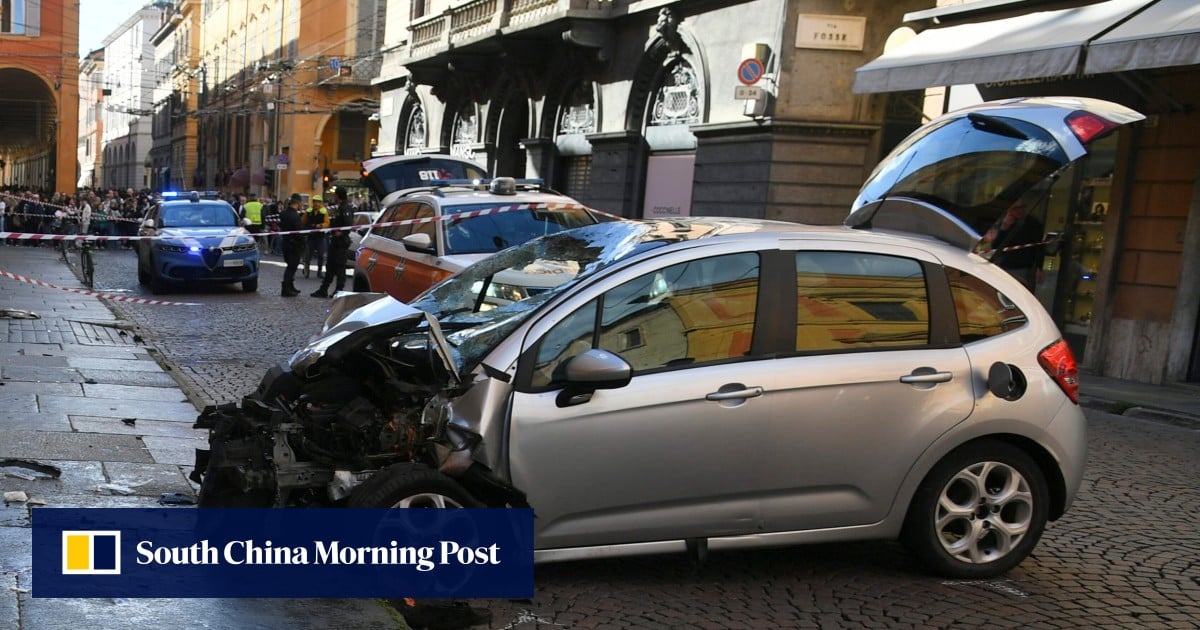 8 injured as man rams car into pedestrians, brandishes knife in Italy’s Modena