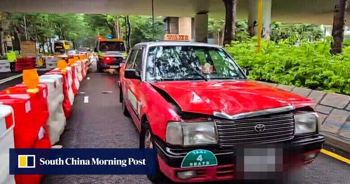 Man dies after being hit, trapped under taxi in Hong Kong, driver arrested