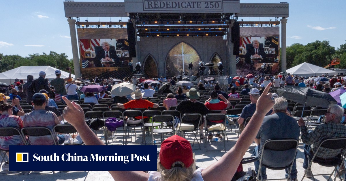 Trump-backed mass prayer rally draws thousands to Washington | South ...