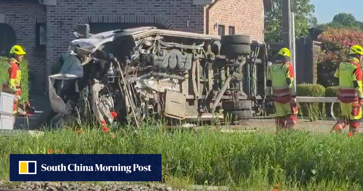 ‘Extremely violent’: 2 teenagers among 4 dead in Belgium after train hits school bus