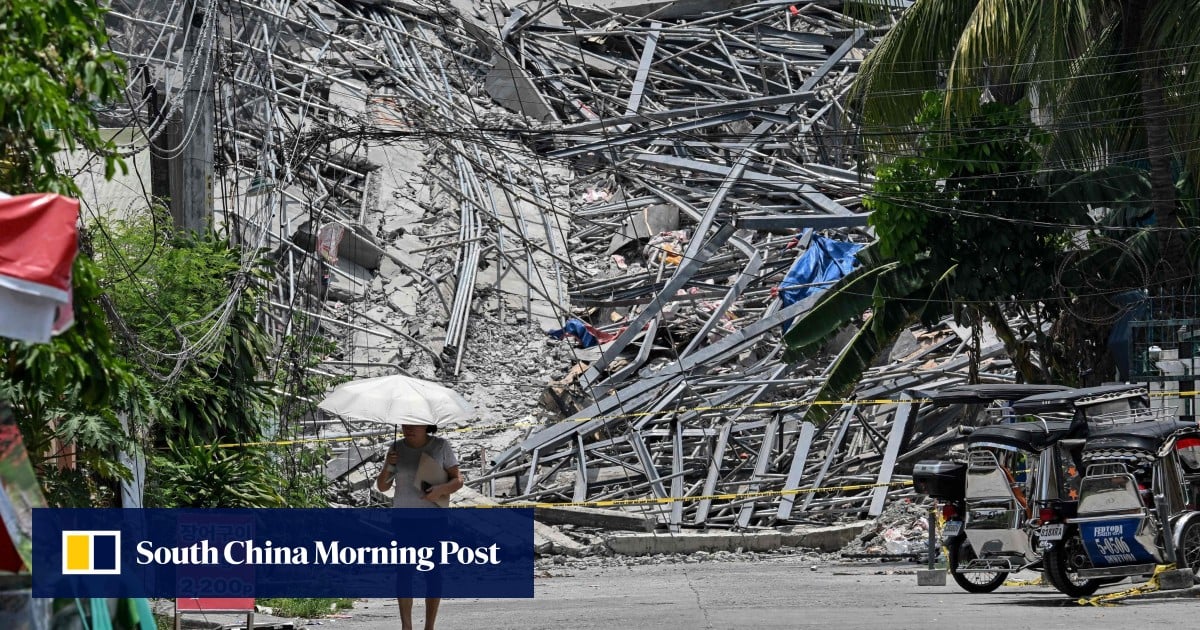 Deadly building collapse shocks Philippine city: ‘like an aeroplane landing’