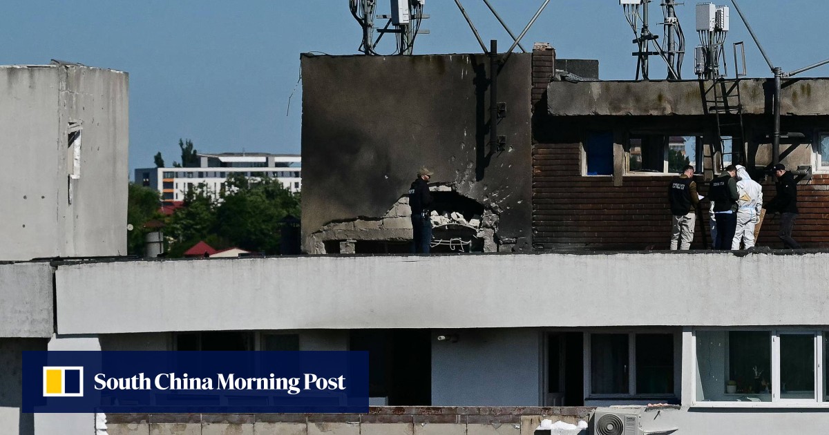 Nato and Romania accuse Russia after drone hits block of flats