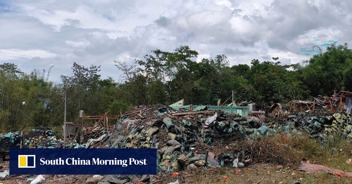 Rescuers dig for bodies after Myanmar explosives blast kills at least 38