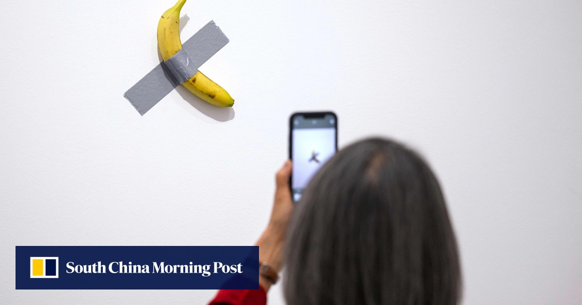 French museum reports theft of banana from Italian artist’s multimillion-dollar work