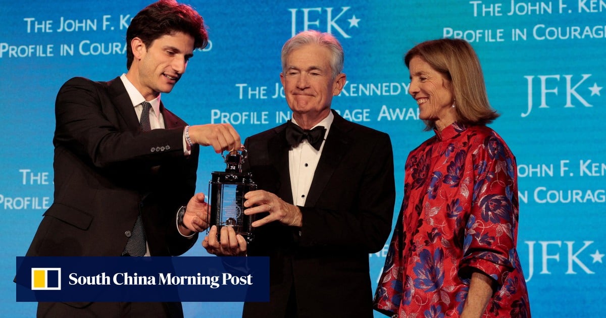 Powell uses JFK award speech to defend Fed from political pressure Powell uses JFK award speech to defend Fed from political pressure