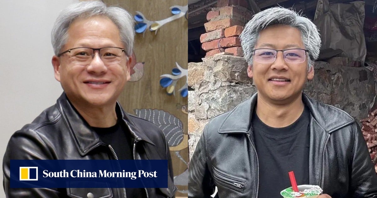 ‘Terrified!’: Chinese man spends US$28 to look like Jensen Huang, garners large following