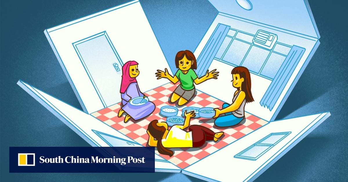 With fewer public spaces for Hong Kong’s helpers, where can they go to unwind?