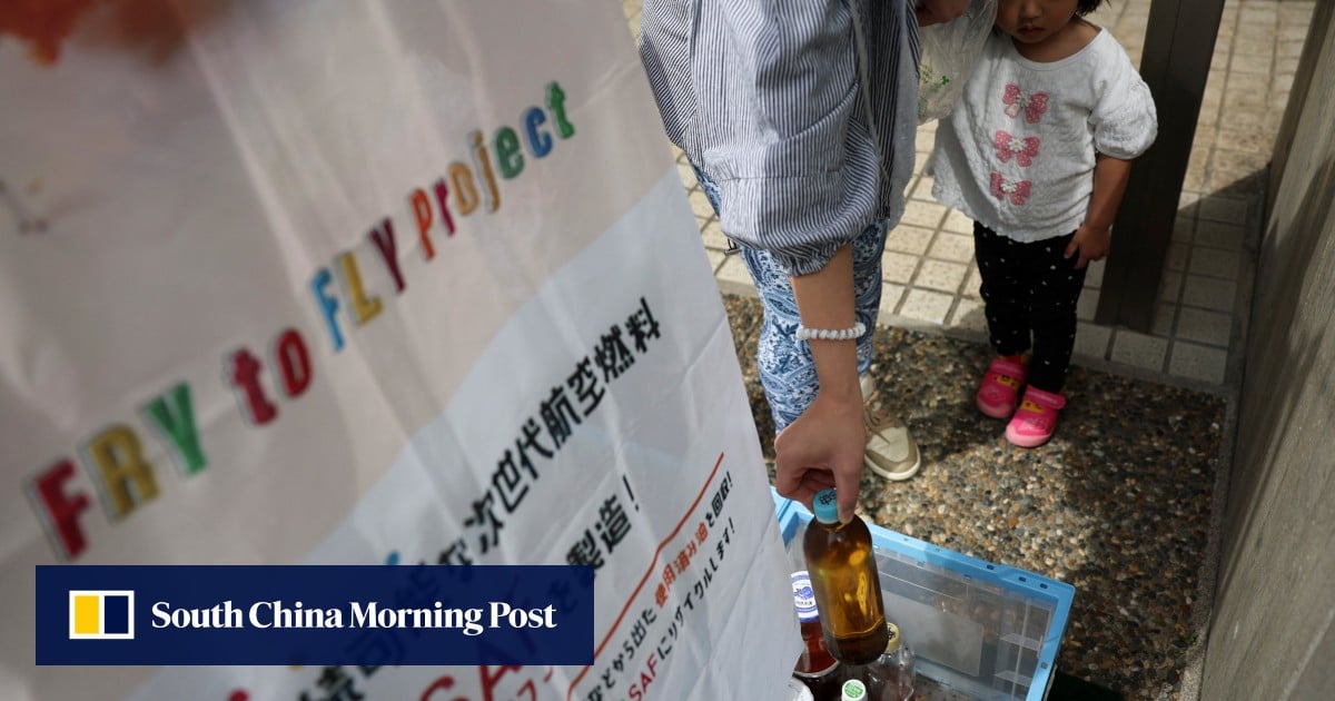 How everyday cooking oil is helping Japan fight an aviation fuel crisis