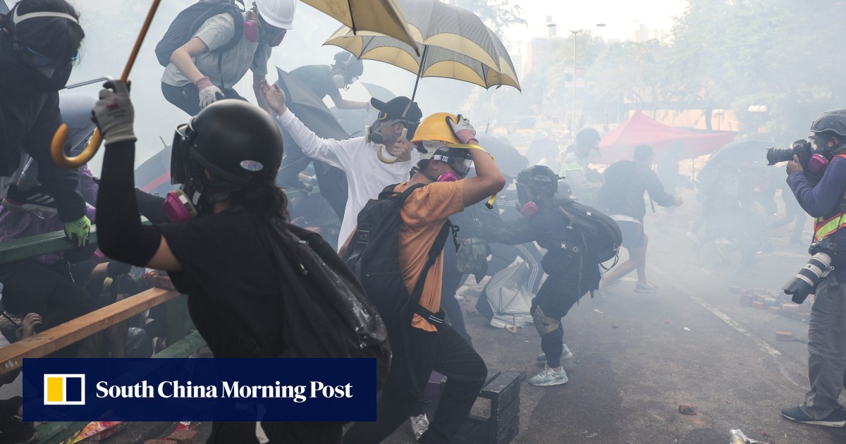 4 jailed for rioting at Polytechnic University during 2019 unrest in Hong Kong