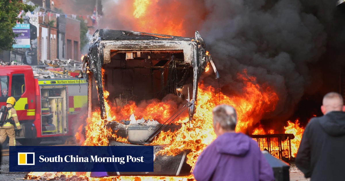 Belfast anti-immigration violence after knife attack keeps residents on edge