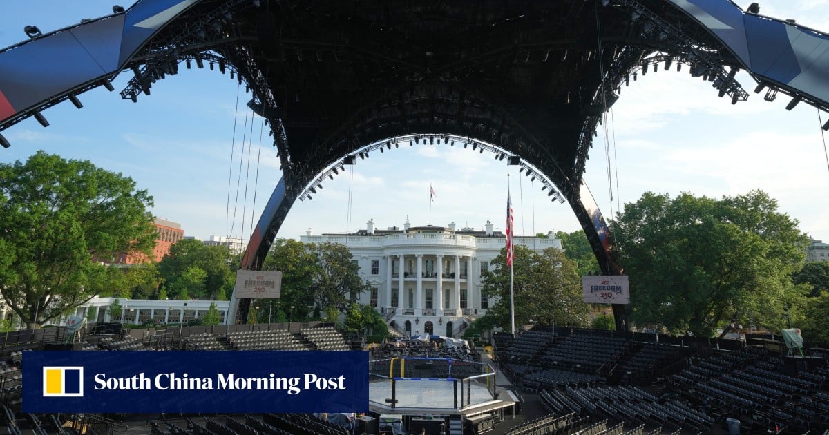 ‘The Claw’ rises: White House Octagon ready for Trump’s 80th birthday cage fight ‘The Claw’ rises: White House Octagon ready for Trump’s 80th birthday cage fight
