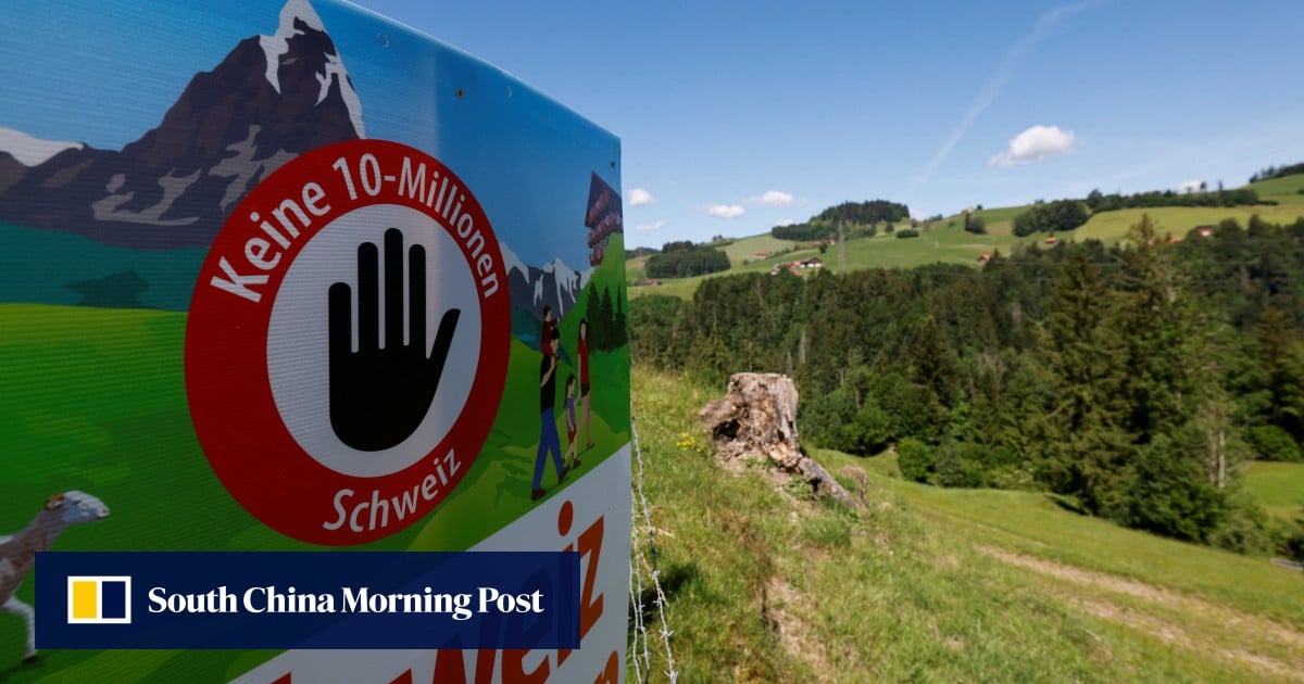 Swiss voters reject right-wing plan to cap population at 10 million Swiss voters reject right-wing plan to cap population at 10 million