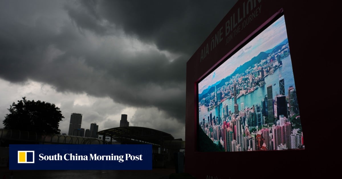 Hong Kong Observatory issues amber rainstorm warning