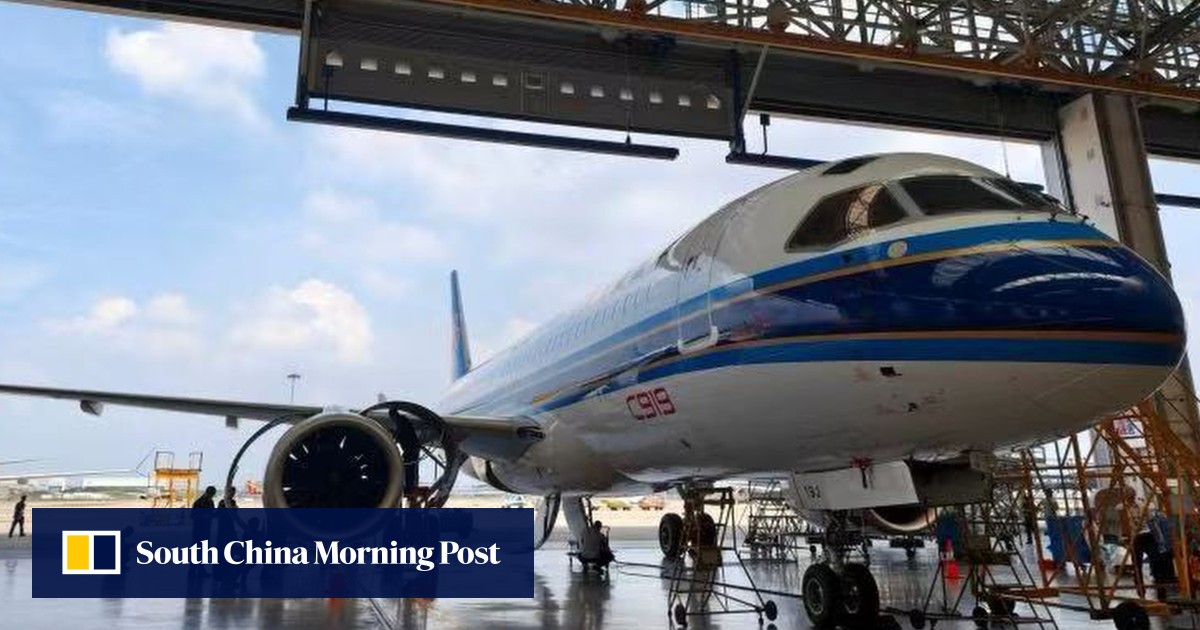 China’s first C919s get critical ‘C-checks’ as European regulators watch
