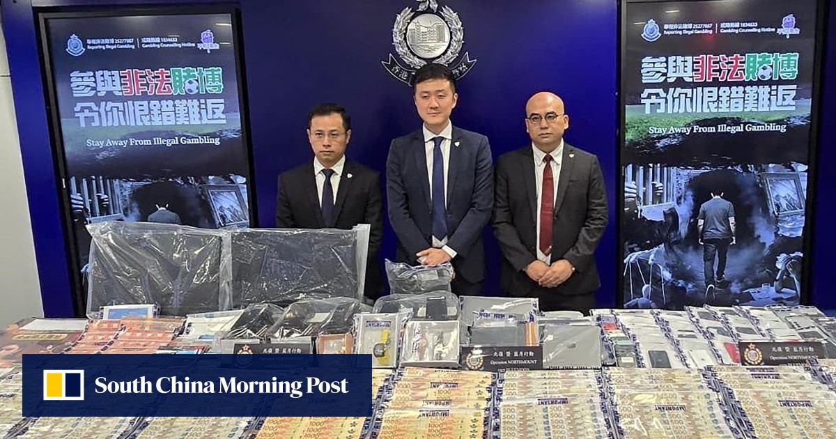 Hong Kong police arrest 150 over HK$320 million illegal online betting syndicate