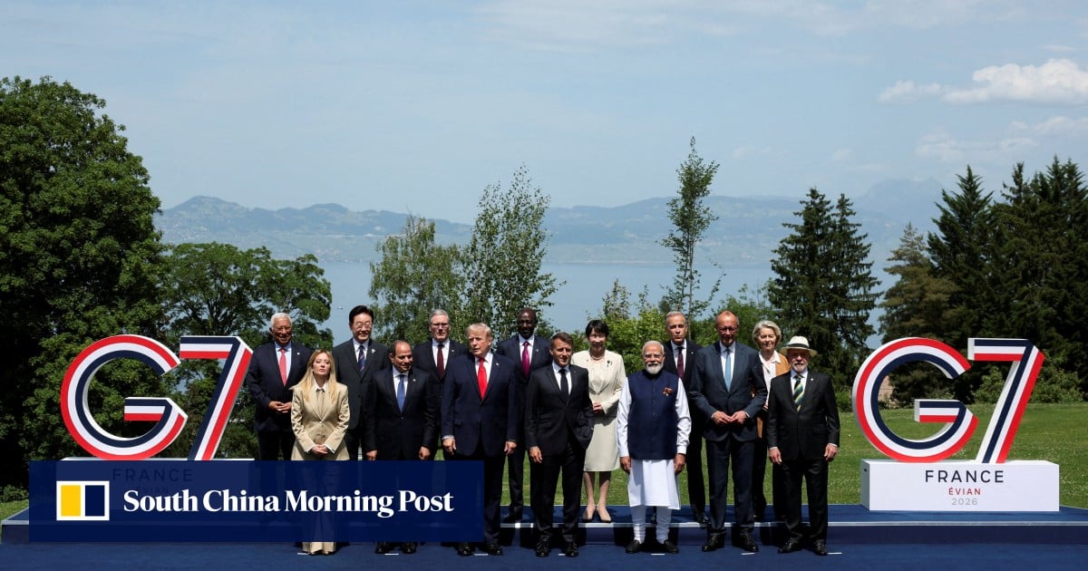 Cigarettes, football and Greenland: G7 hot mics reveal world leaders’ banter