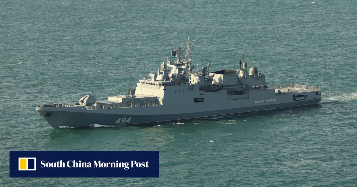 Russian warship fires warning shots at UK yacht in the Channel