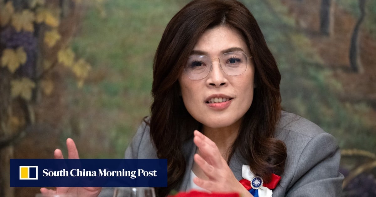 Taiwan opposition leader takes her case to Washington