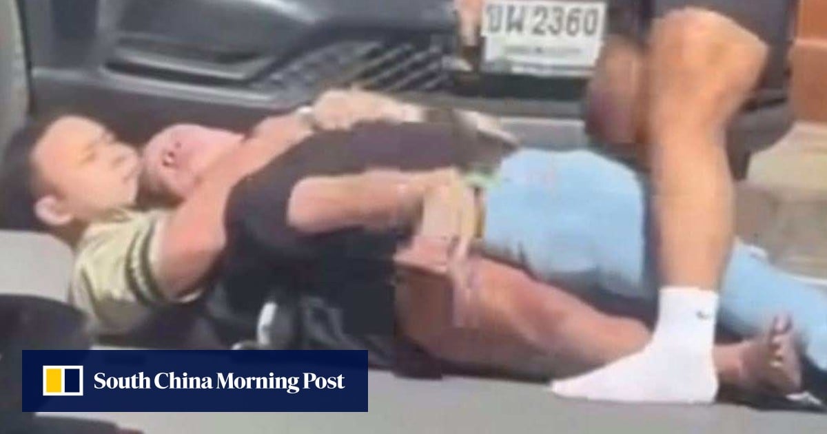 Thai gym trainers restrain policeman after he shoots wife, mother-in-law