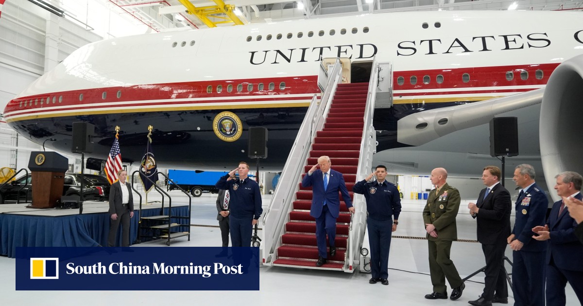 Trump unveils new Air Force One gifted to him by Qatar