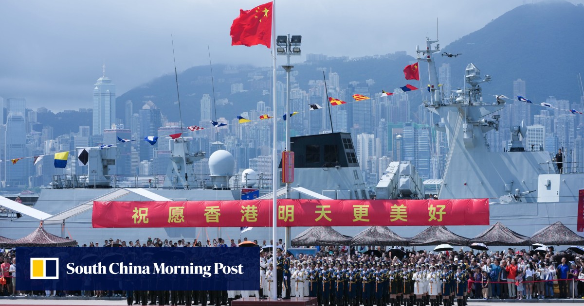 Thousands visit PLA barracks in Hong Kong to celebrate city’s return to Chinese rule