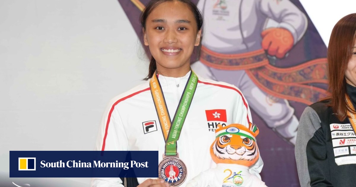 Hong Kong foilist Daphne Chan claims maiden Asian Fencing Championships bronze