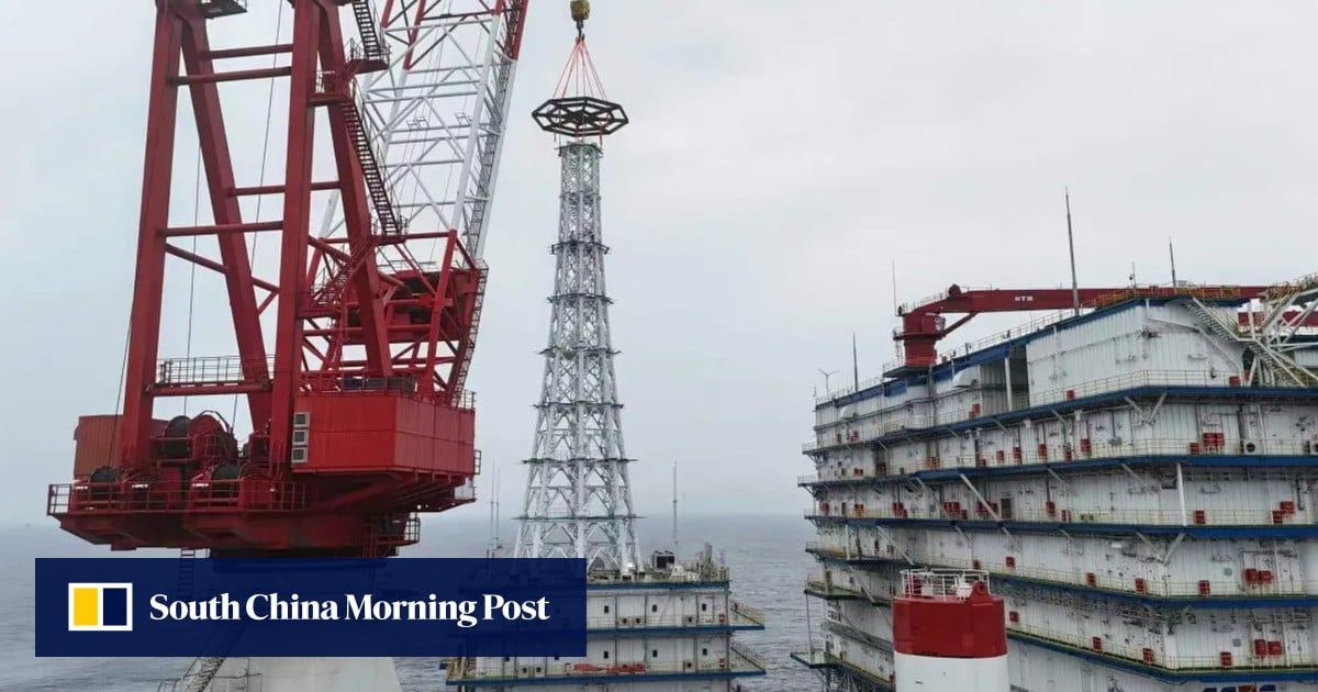 China builds record-breaking 100-metre observation tower in South China Sea