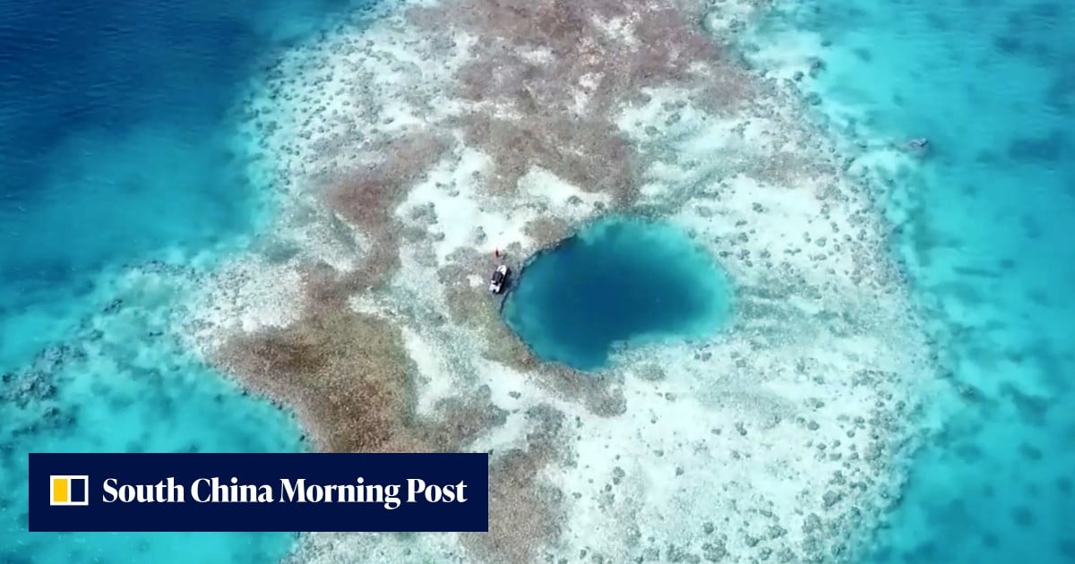 China discovers rare coral reef blue hole in disputed Scarborough Shoal