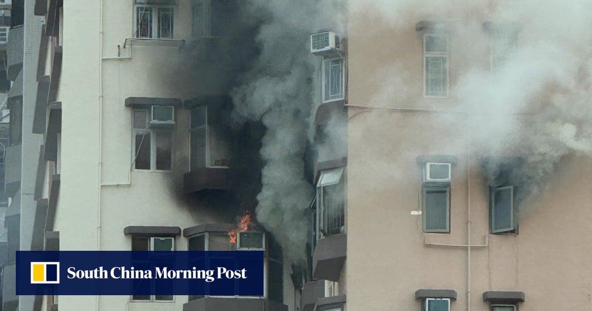 Woman dead after fire at Hong Kong flat, 3 others hospitalised