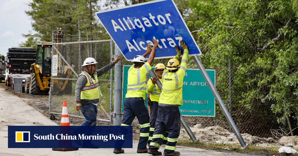 ‘Alligator Alcatraz’ migrant detention centre has closed, Florida governor DeSantis says