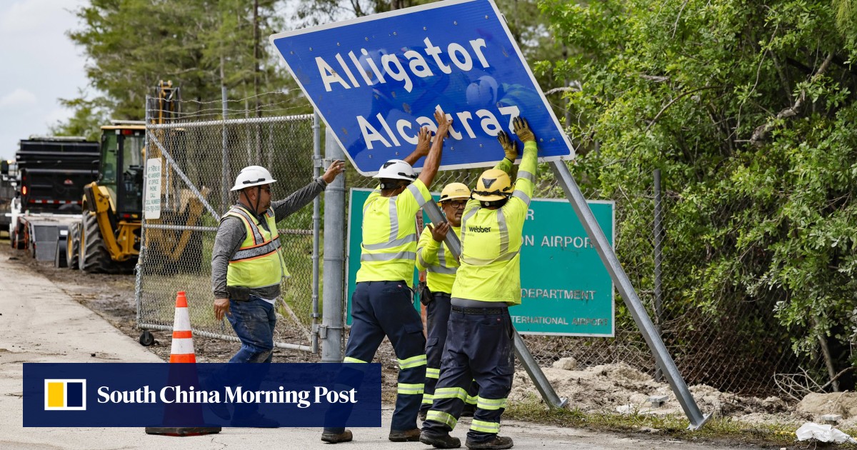 ‘Alligator Alcatraz’ migrant detention centre has closed, Florida governor DeSantis says