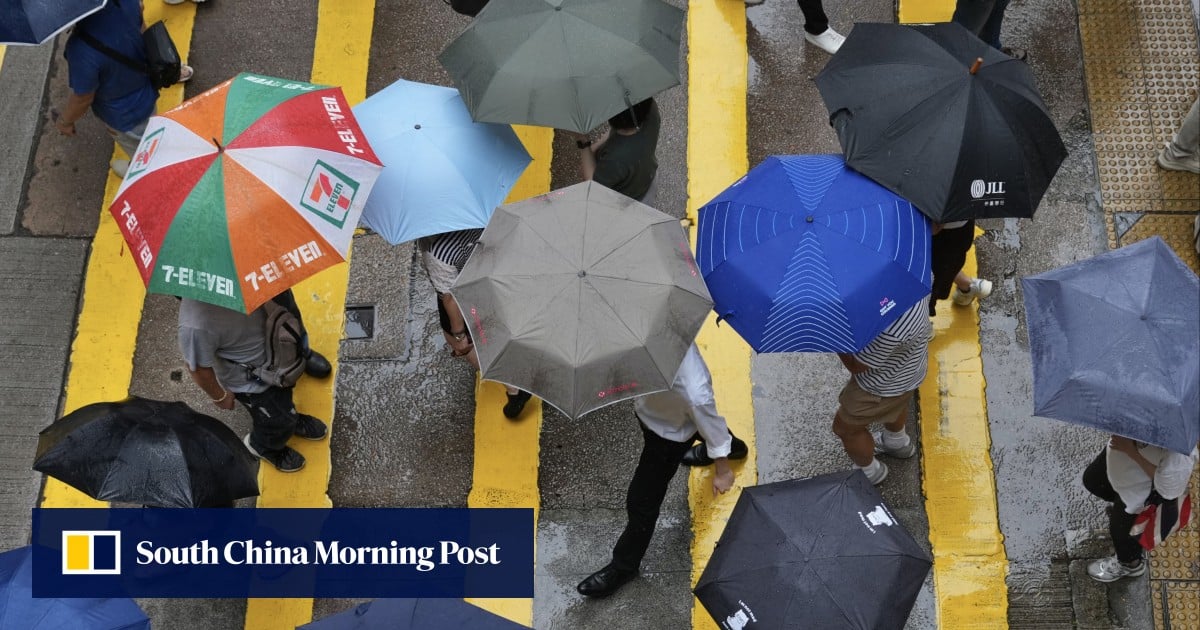 Hong Kong Observatory issues amber rainstorm signal, warns city to brace for rain