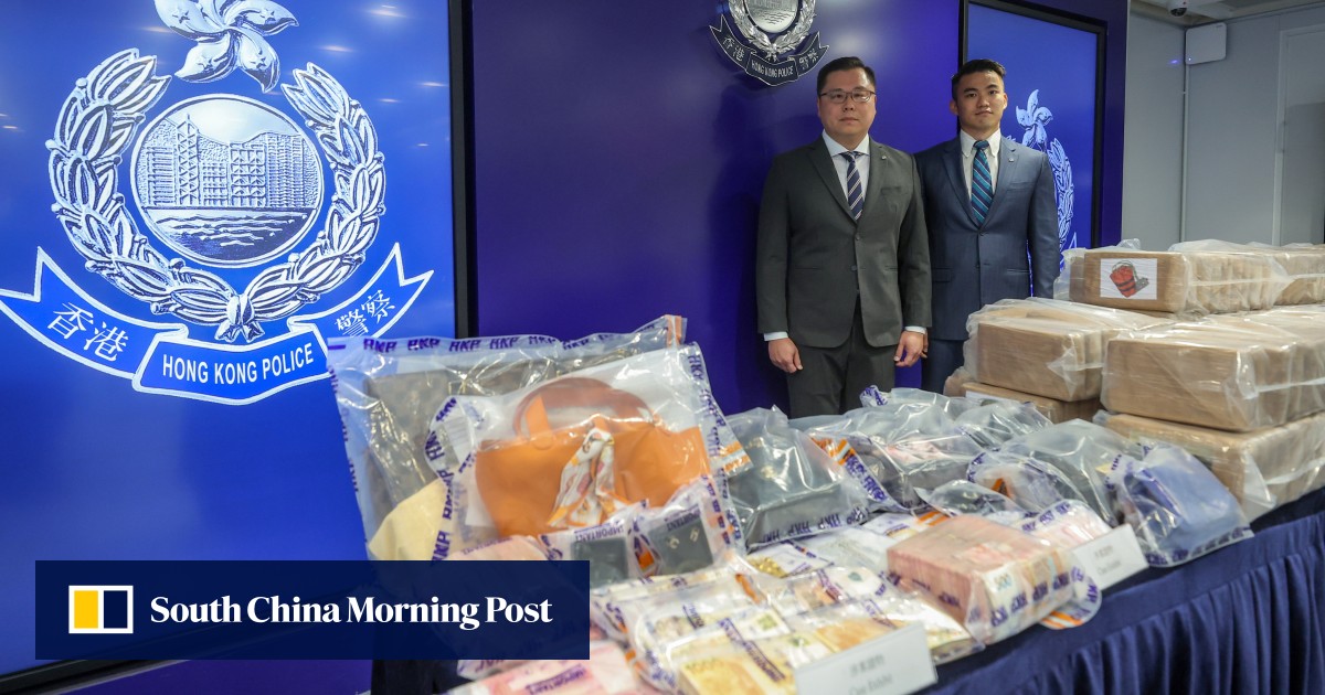 3 held as Hong Kong police seize HK$180m of suspected cocaine at typhoon shelter
