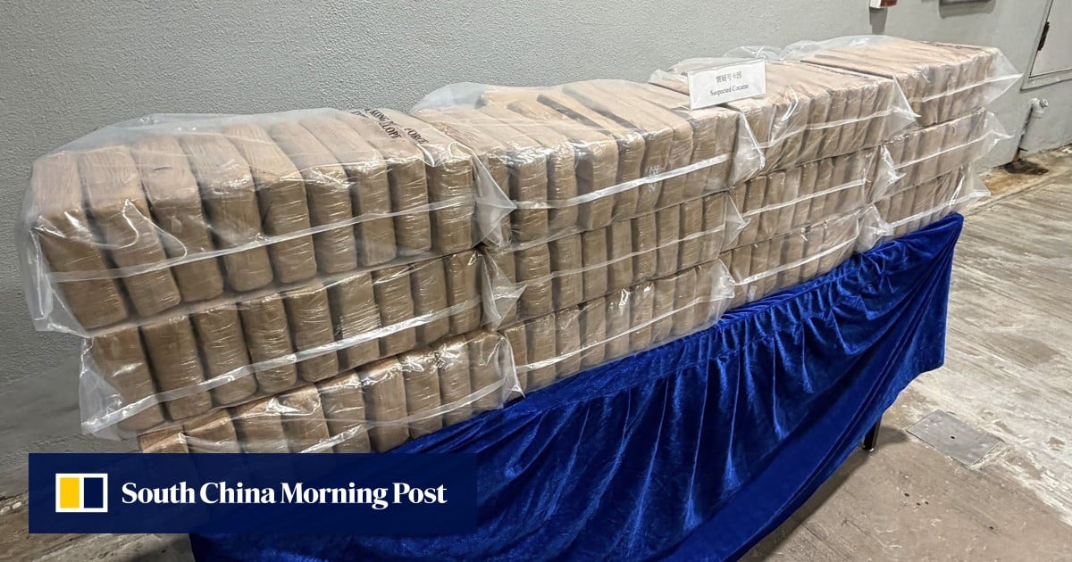 Hong Kong cocaine haul hits 361kg in days after police raid another yacht
