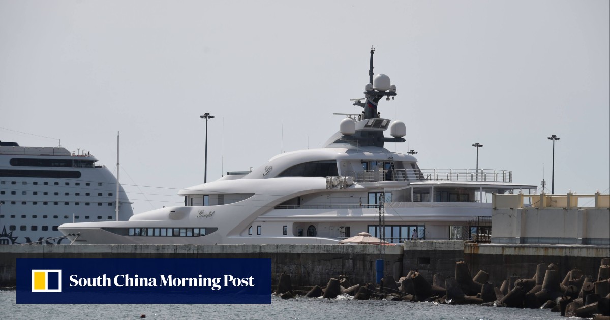 Putin superyacht ‘Graceful’ spotted on radar off Denmark