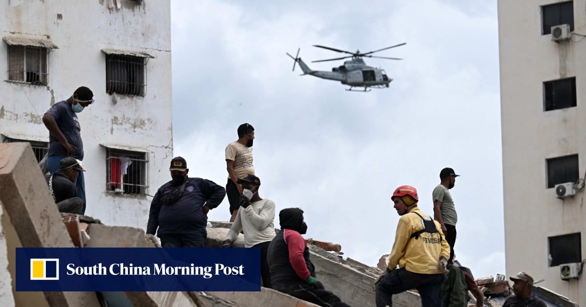 Raid to relief as US military aids Venezuela after twin earthquakes Raid to relief as US military aids Venezuela after twin earthquakes