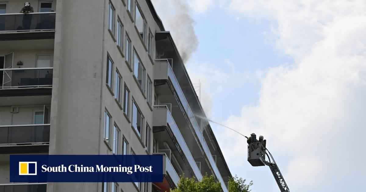 Belgium apartment block fire kills at least 5, seriously injures several Belgium apartment block fire kills at least 5, seriously injures several