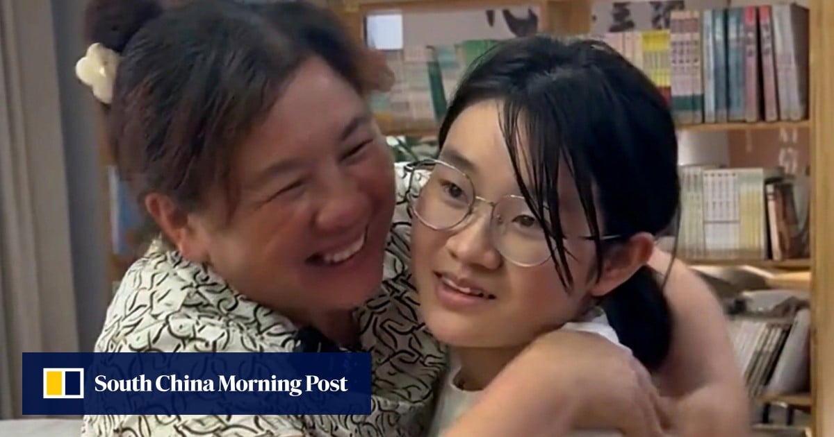 Single China mum carries steel tubes to fund education, weeps, hugs daughter who aces gaokao