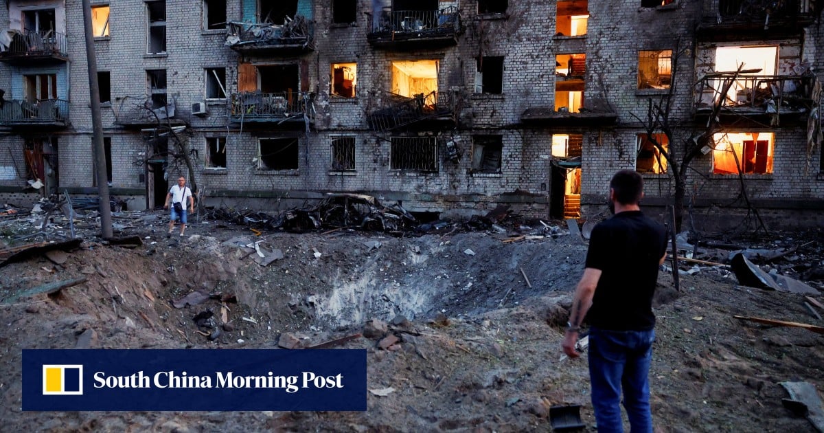 ‘Massive’ Russian missile and drone barrage pounds Ukraine capital ‘Massive’ Russian missile and drone barrage pounds Ukraine capital