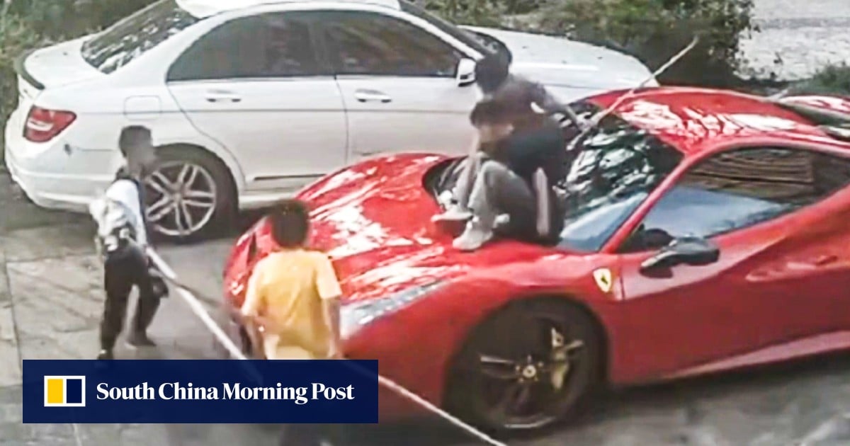 Ferrari owner sues ‘unapologetic’ Chinese parents whose kids scratched $530,000 supercar
