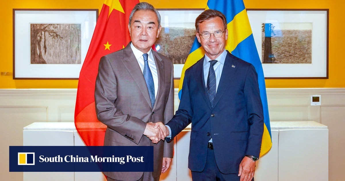 Chinese foreign minister calls on Sweden to help rebuild trust between the countries