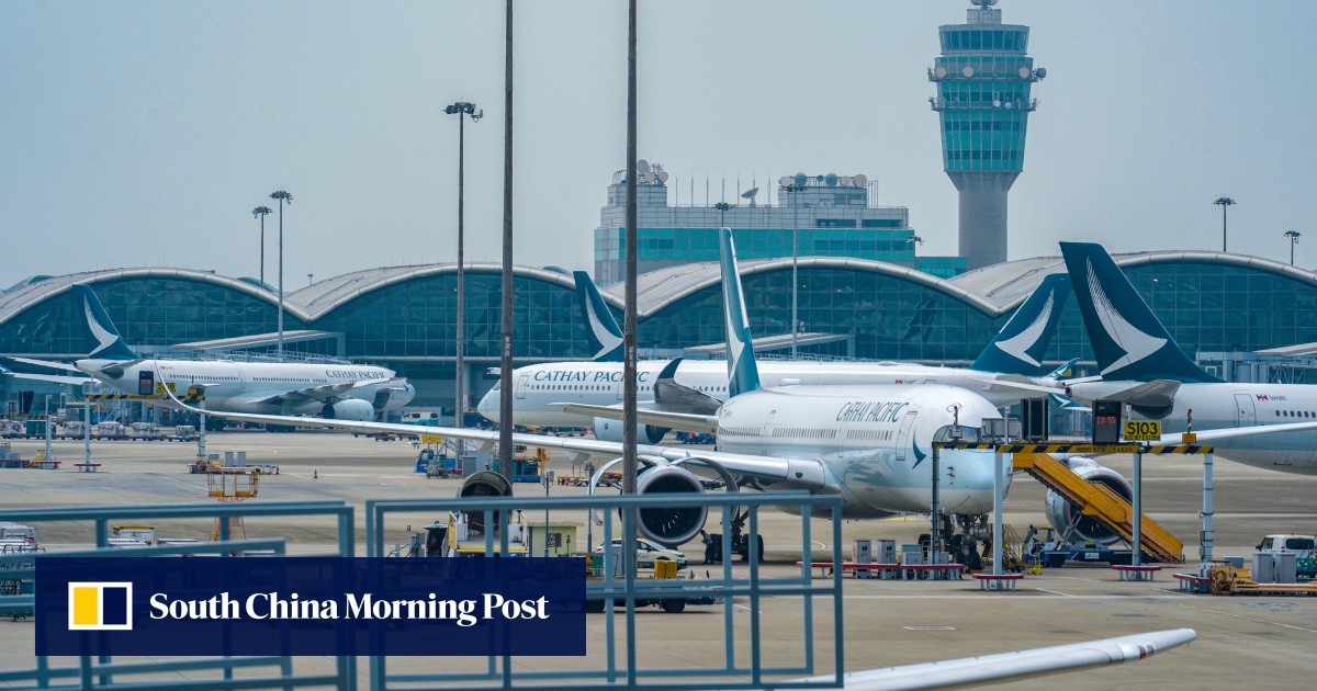 Cathay Pacific flight from India emits smoke while landing in Hong Kong
